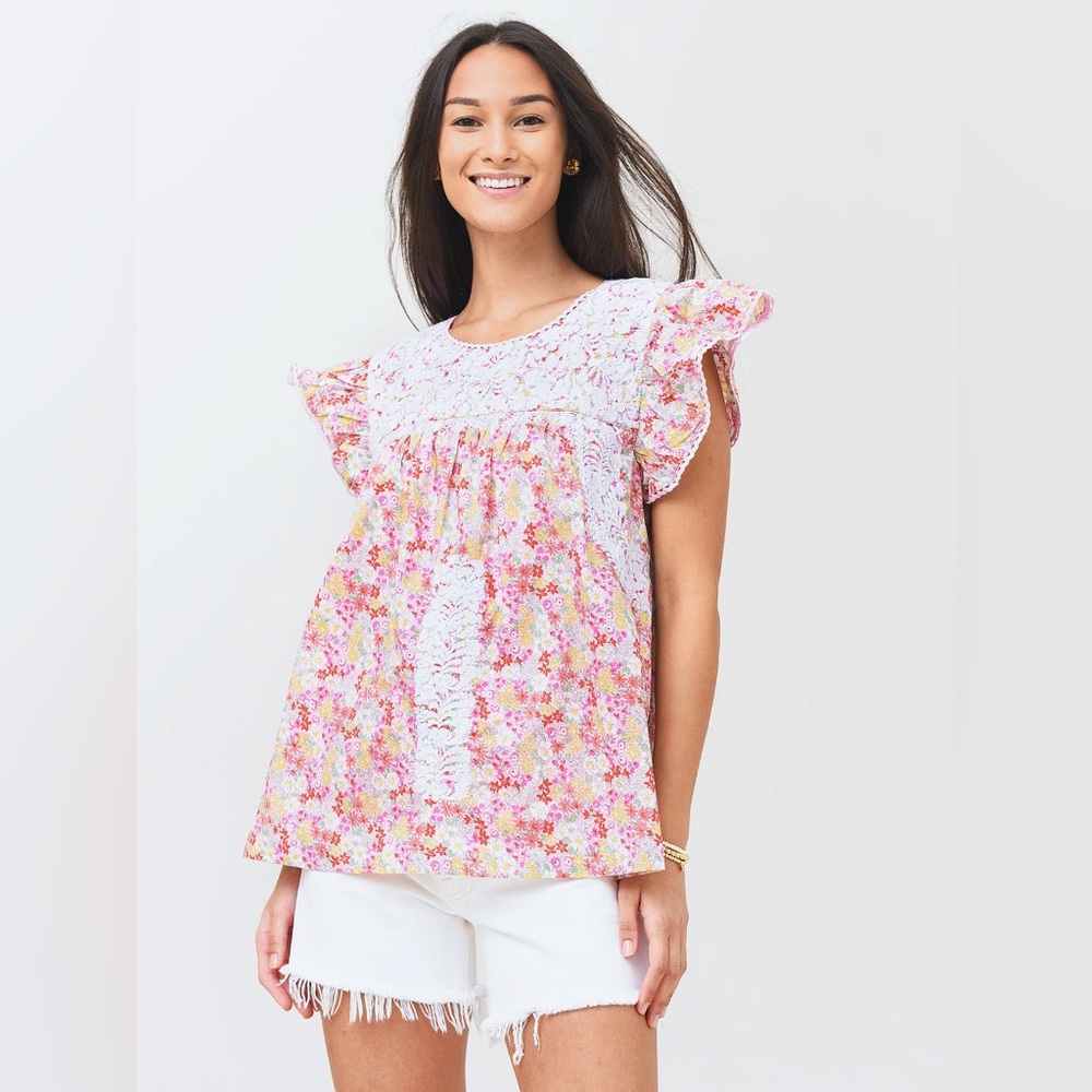 J.Marie‎ Lela Embroidered Top